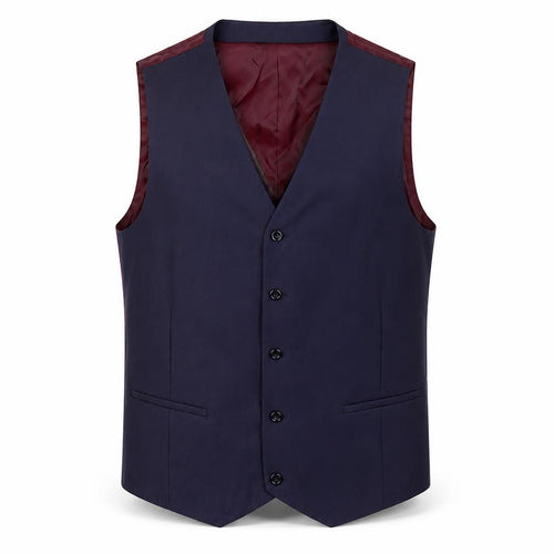 Harris & Howard Mens Blue Polyester Jacket Suit Waistcoat Size 46 Regular