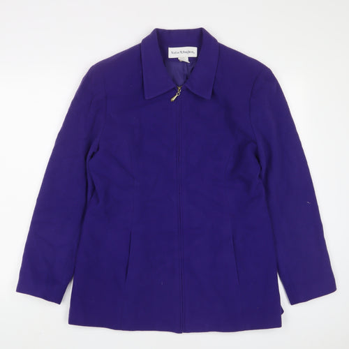 Norton McNaughton Womens Purple Jacket Size 8 Zip