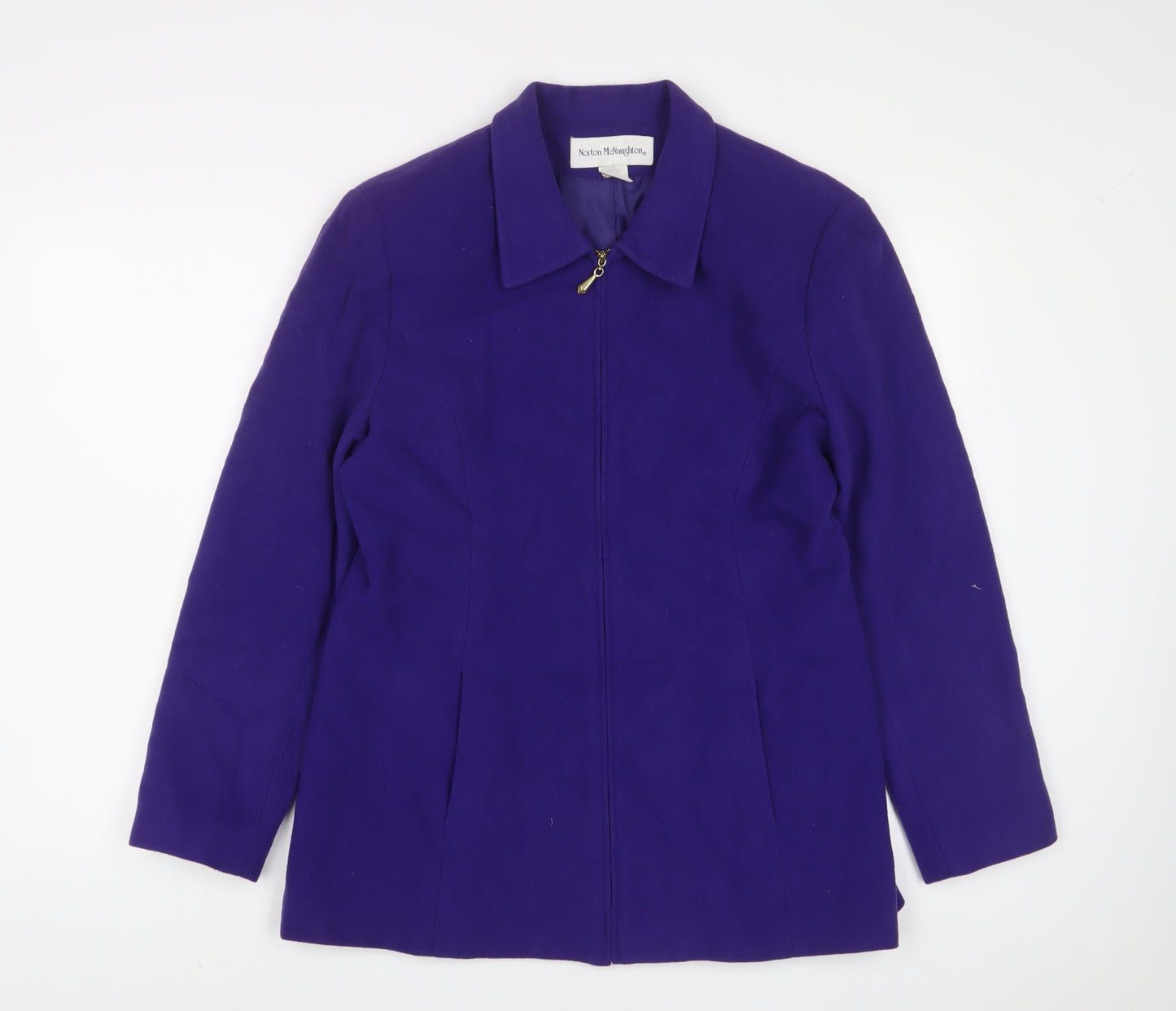 Norton McNaughton Womens Purple Jacket Size 8 Zip