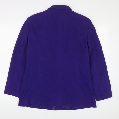 Norton McNaughton Womens Purple Jacket Size 8 Zip