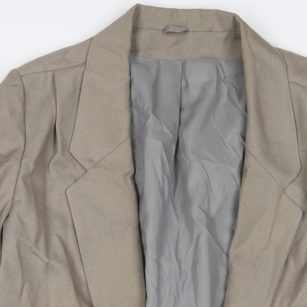 C&A Womens Brown Jacket Blazer Size 14 - Open