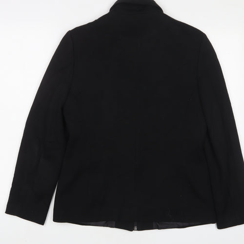 NEXT Womens Blue Jacket Size 8 Zip - Zip Pockets