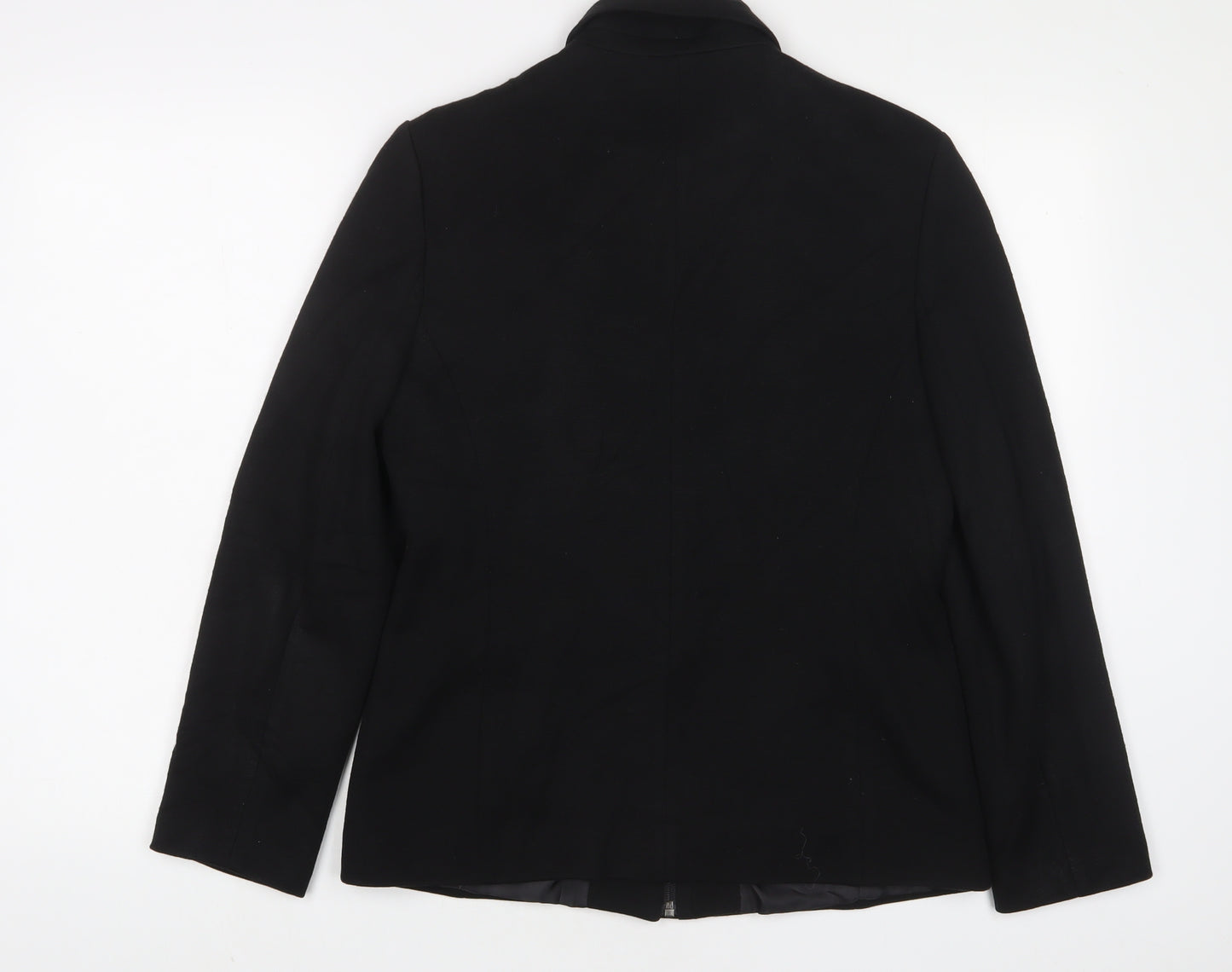 NEXT Womens Blue Jacket Size 8 Zip - Zip Pockets