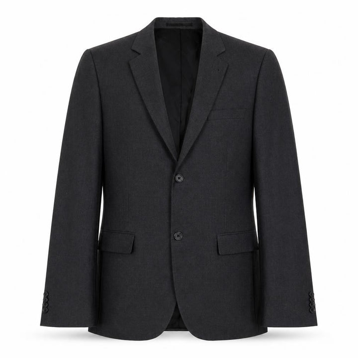 Frederick Anderson Copenhagen Mens Grey Polyester Jacket Suit Jacket Size 38 Regular