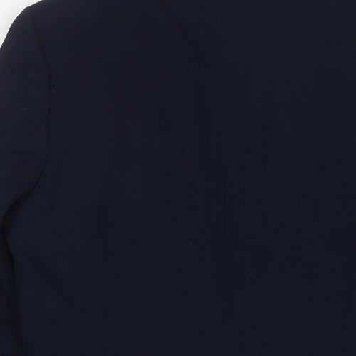 OneSixFive Mens Blue Polyester Jacket Suit Jacket Size 40 Regular