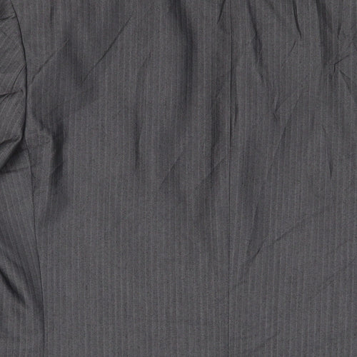 Limehaus Mens Grey Polyester Jacket Suit Jacket Size 40 Regular