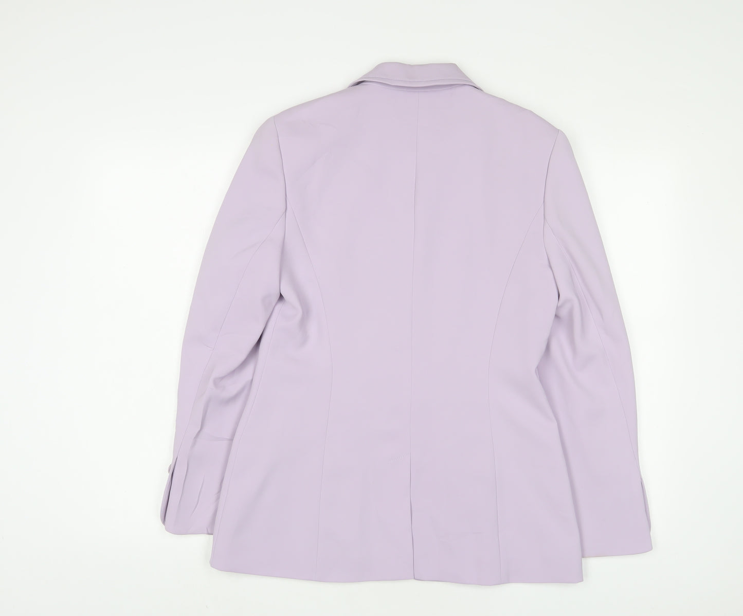 NEXT Womens Purple Jacket Blazer Size 12 Button