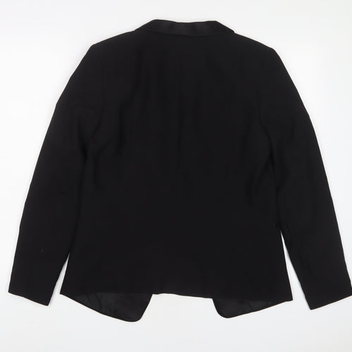 H&M Womens Black Jacket Blazer Size 12 - Open