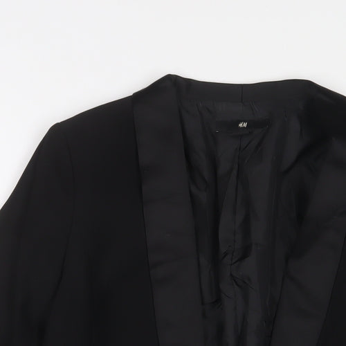 H&M Womens Black Jacket Blazer Size 12 - Open