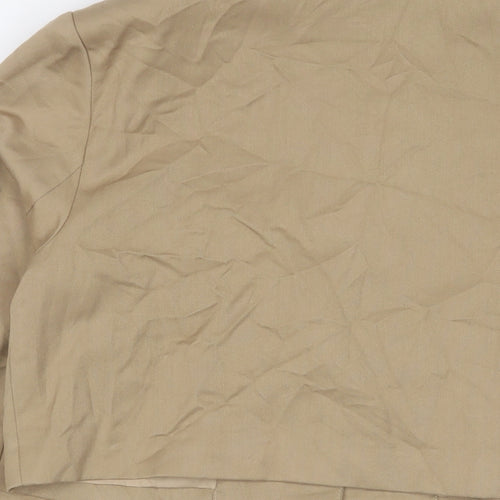4th Reckless Womens Beige Jacket Blazer Size 12 Button