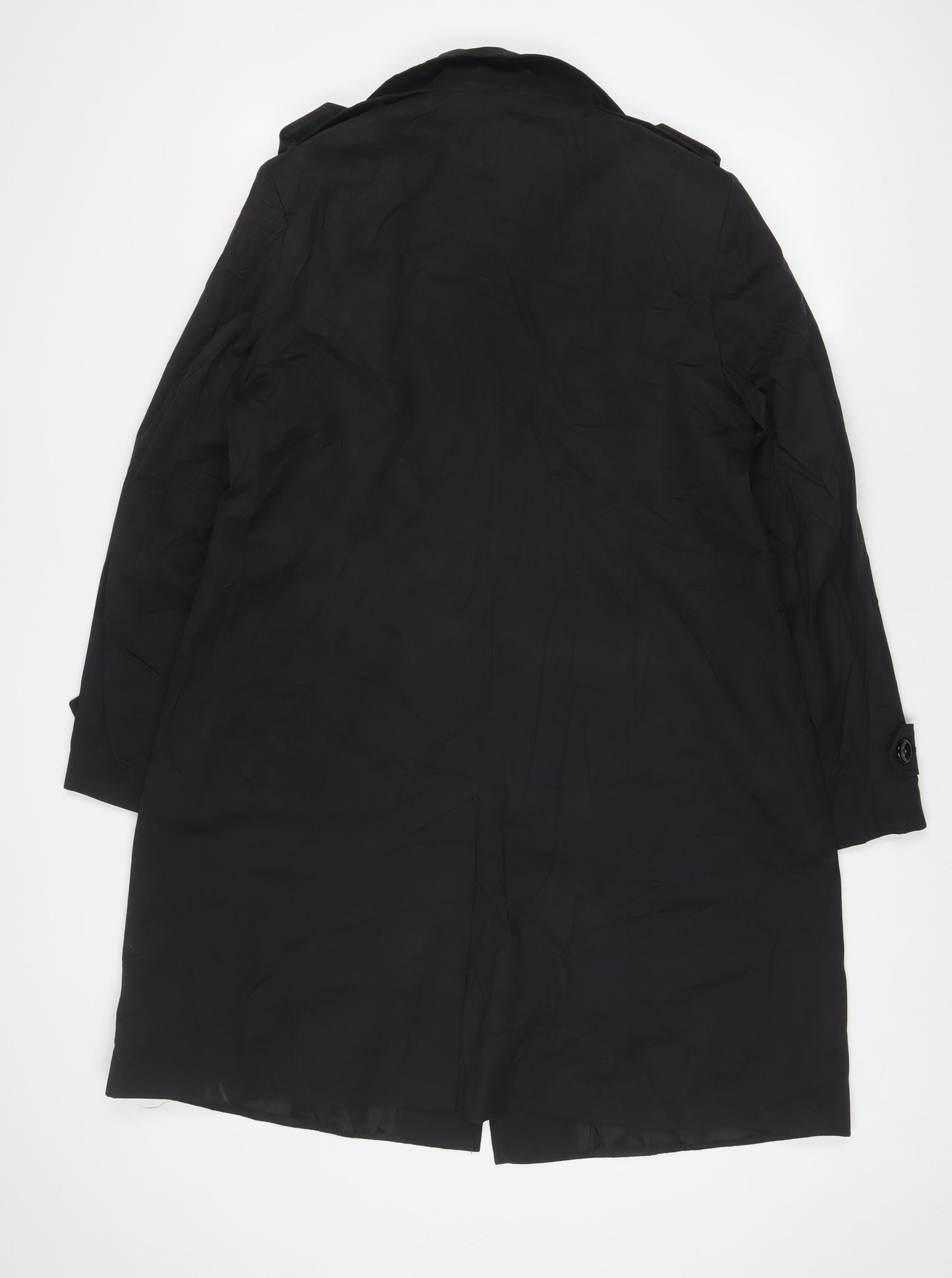 Debenhams Womens Black Jacket Size 16 Button