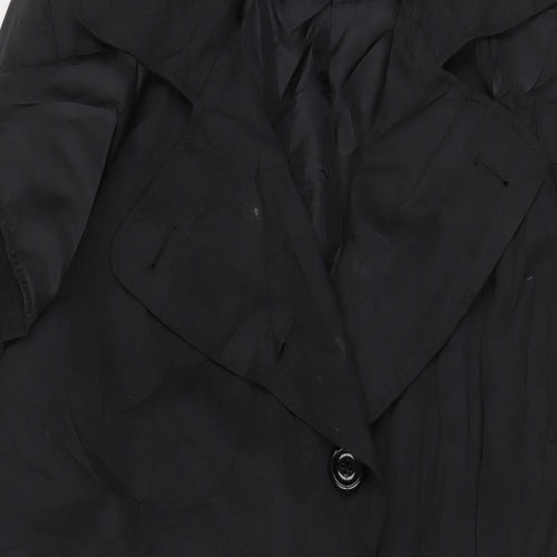 Debenhams Womens Black Jacket Size 16 Button