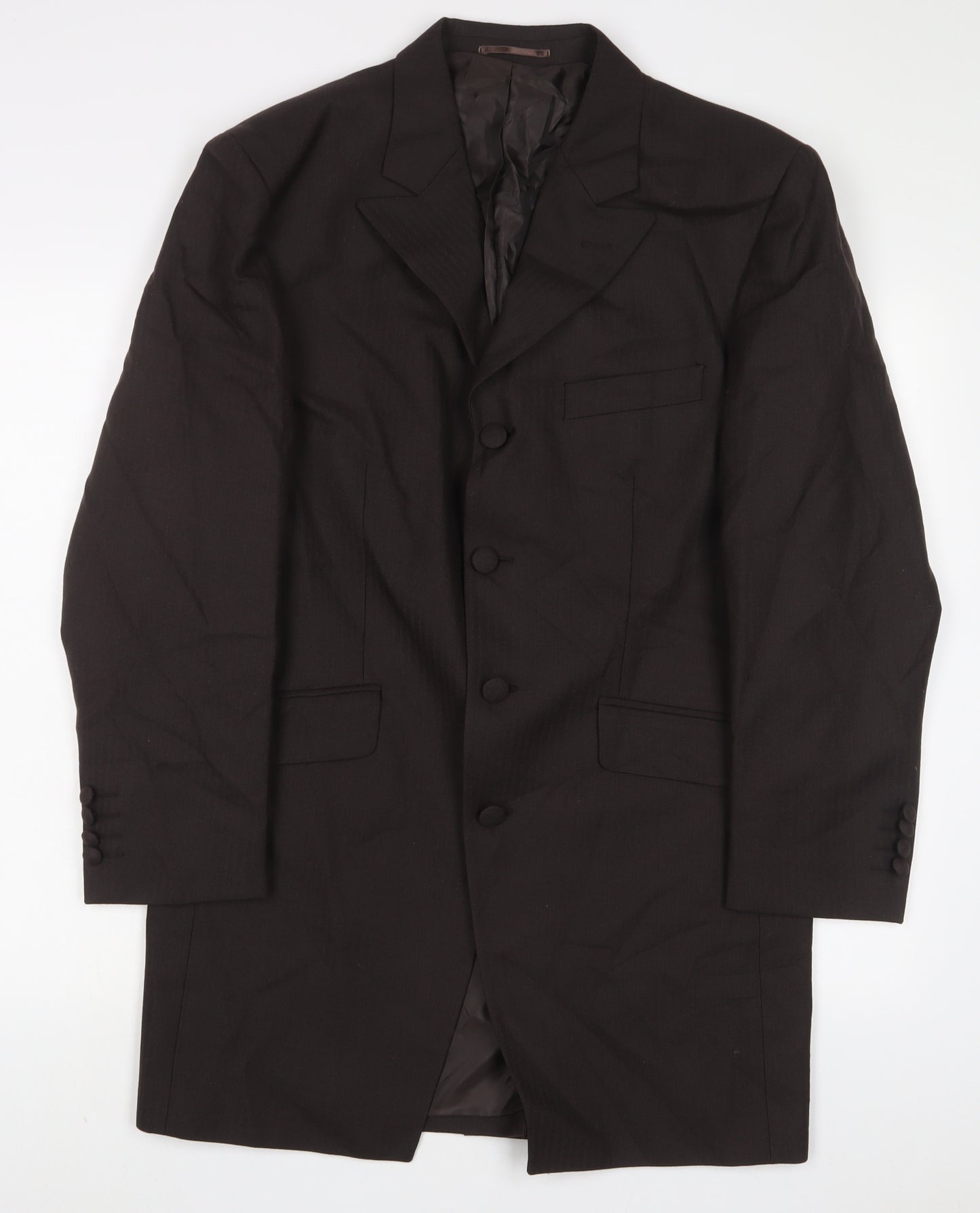 Torre Womens Brown Jacket Blazer Size 10 Button