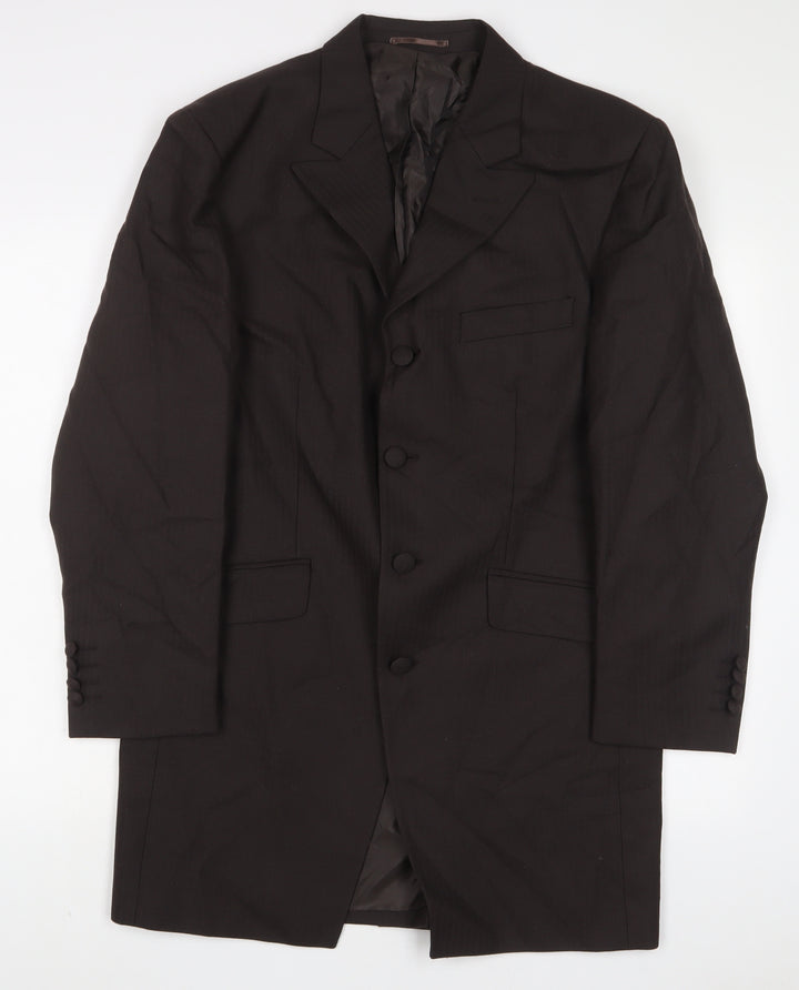 Torre Womens Brown Jacket Blazer Size 10 Button