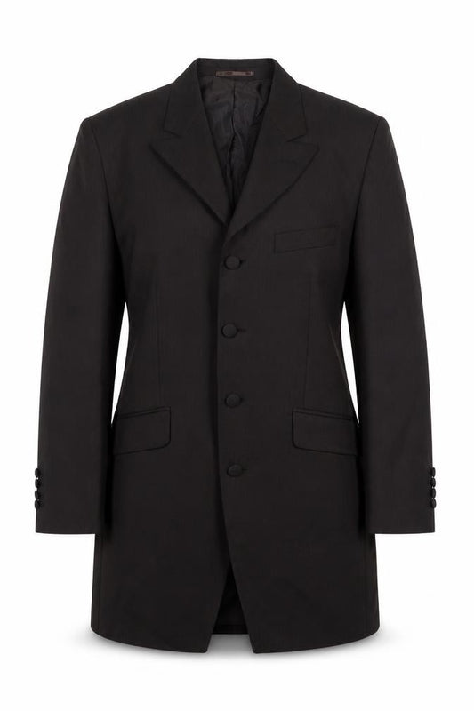 Front view of Torre women’s brown jacket blazer, size UK 10, button