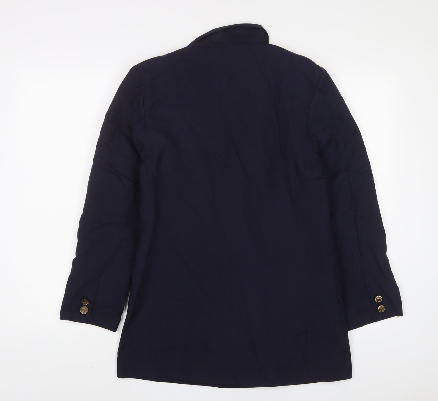 Klass Womens Blue Jacket Blazer Size 10 Button
