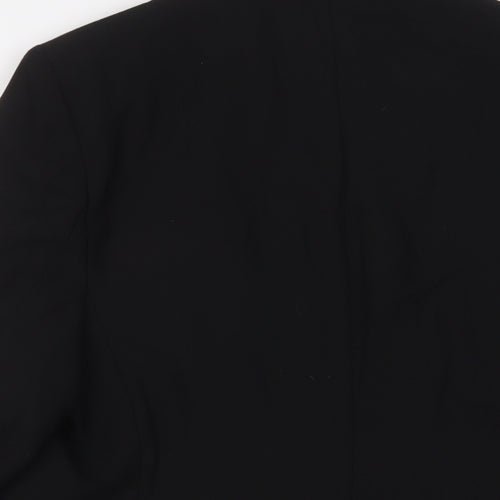 Marks and Spencer Womens Black Jacket Blazer Size 18 Button