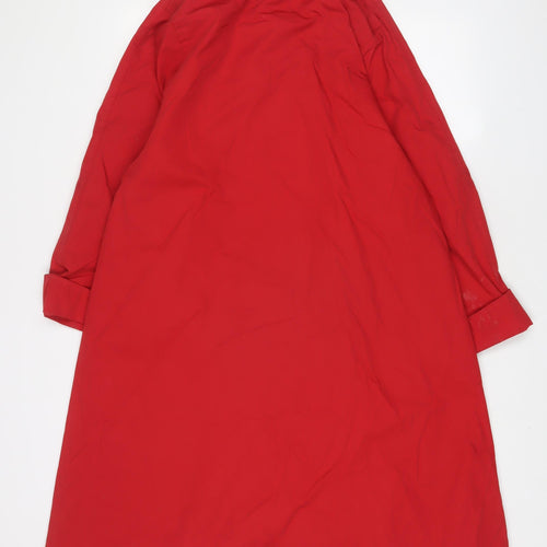 St Michael Womens Red Jacket Size 12 Button