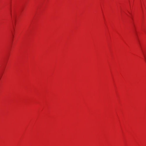 St Michael Womens Red Jacket Size 12 Button