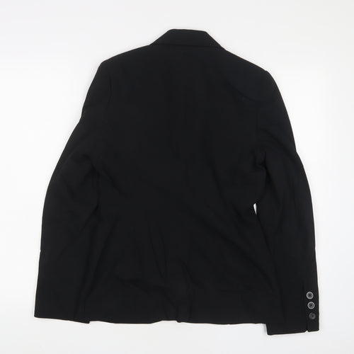 NEXT Womens Black Jacket Blazer Size 8 Button