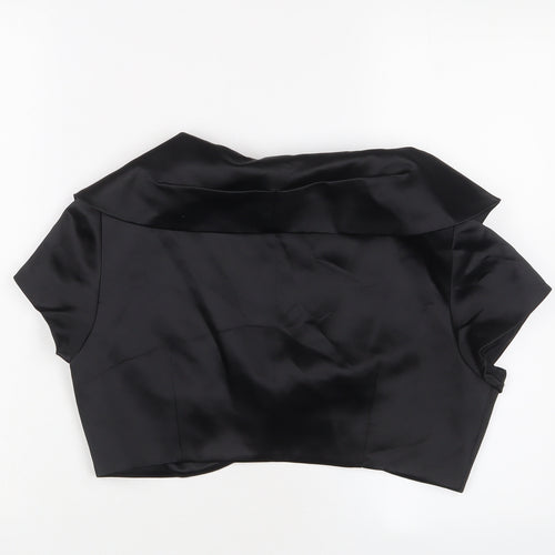 JS Boutique Womens Black Jacket Blazer Size M Button