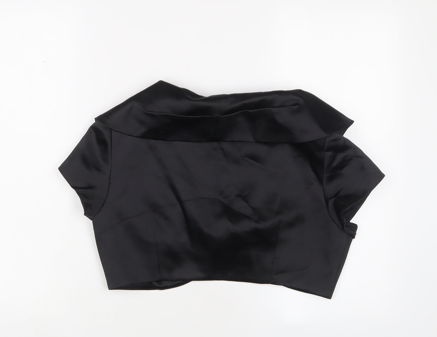 JS Boutique Womens Black Jacket Blazer Size M Button