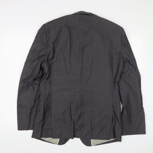 NEXT Mens Grey Wool Jacket Suit Jacket Size 40 Regular