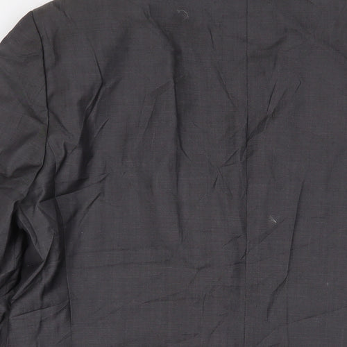 NEXT Mens Grey Wool Jacket Suit Jacket Size 40 Regular