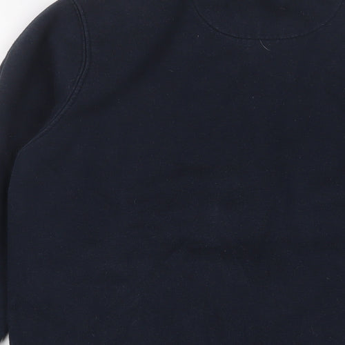 Burton Mens Blue Cotton Full Zip Sweatshirt Size S