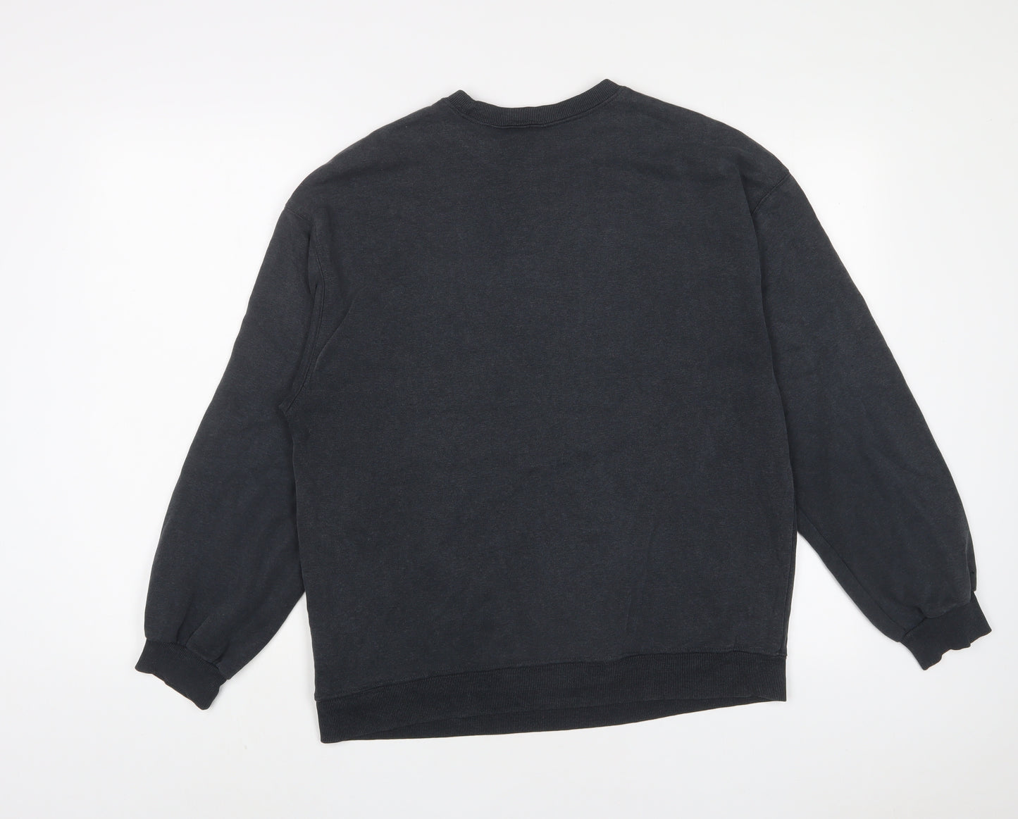 H&M Womens Grey Cotton Pullover Sweatshirt Size S Pullover