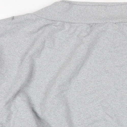 Boohoo Womens Grey Cotton Pullover Sweatshirt Size 18 Pullover