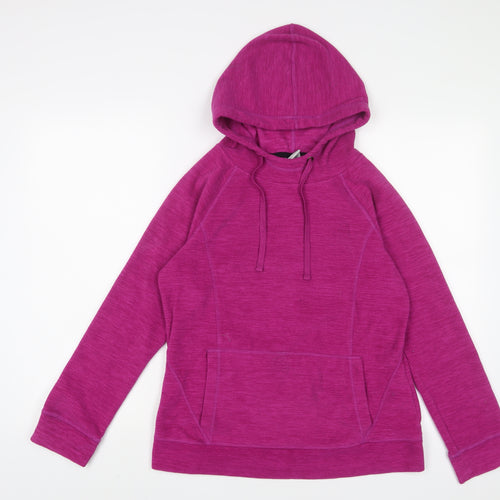 Athletic Works Womens Pink Polyester Pullover Hoodie Size S Pullover