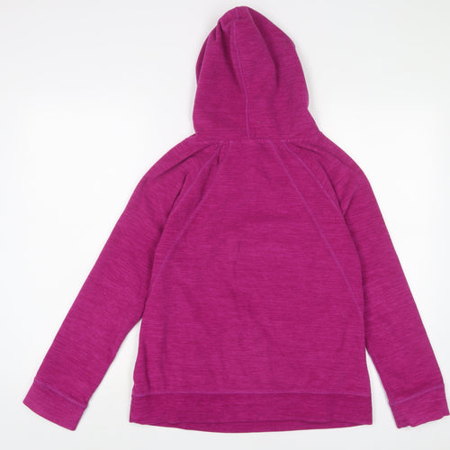 Athletic Works Womens Pink Polyester Pullover Hoodie Size S Pullover