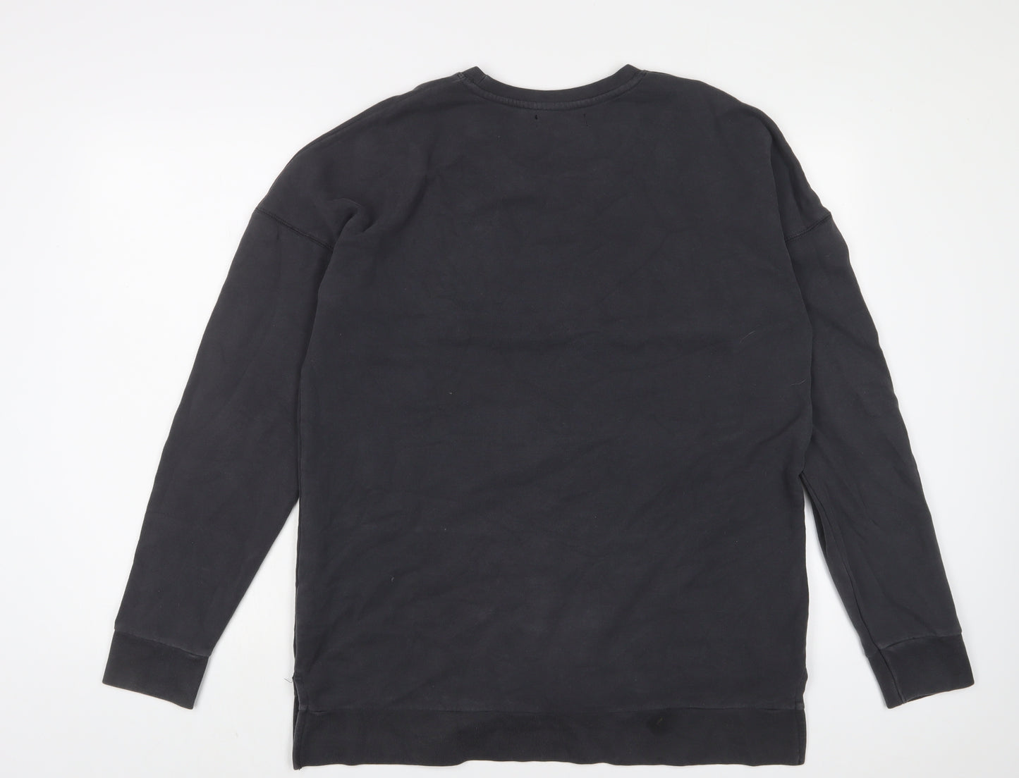 River Island Womens Grey Cotton Pullover Sweatshirt Size M Pullover