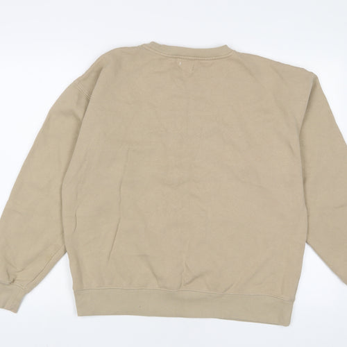 Cotton On Womens Beige Cotton Pullover Sweatshirt Size S Pullover