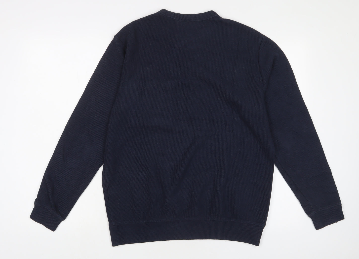 Gap Mens Blue Cotton Pullover Sweatshirt Size S