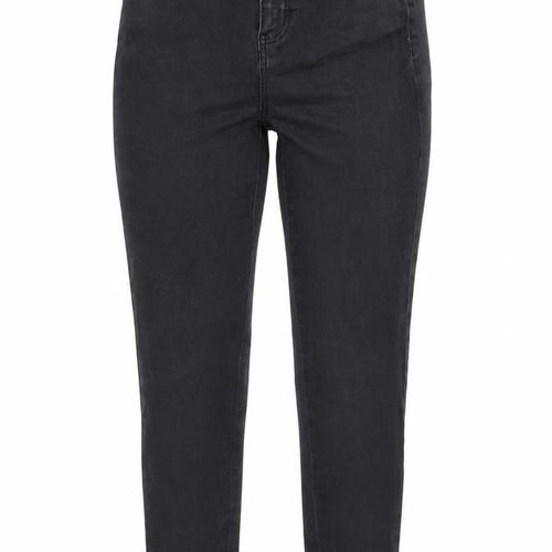 TU Womens Grey Cotton Blend Tapered Jeans Size 10 L27 in Regular Zip