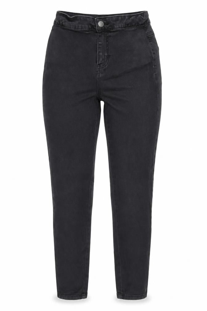 TU Womens Grey Cotton Blend Tapered Jeans Size 10 L27 in Regular Zip
