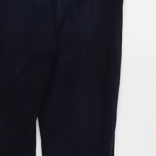 Gap Womens Blue Cotton Blend Skinny Jeans Size 28 in L29 in Regular Tie