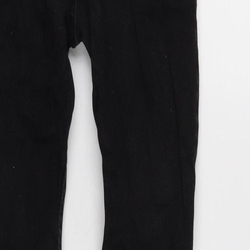 Slim & Denim Mens Black Cotton Blend Tapered Jeans Size 29 in L28 in Regular Zip