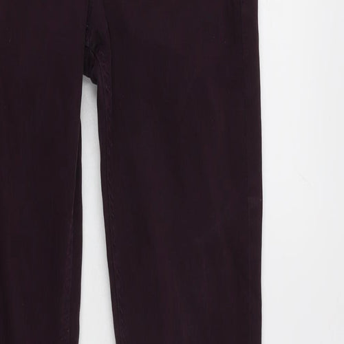 H&M Womens Purple Cotton Blend Skinny Jeans Size 26 in L30 in Regular Zip