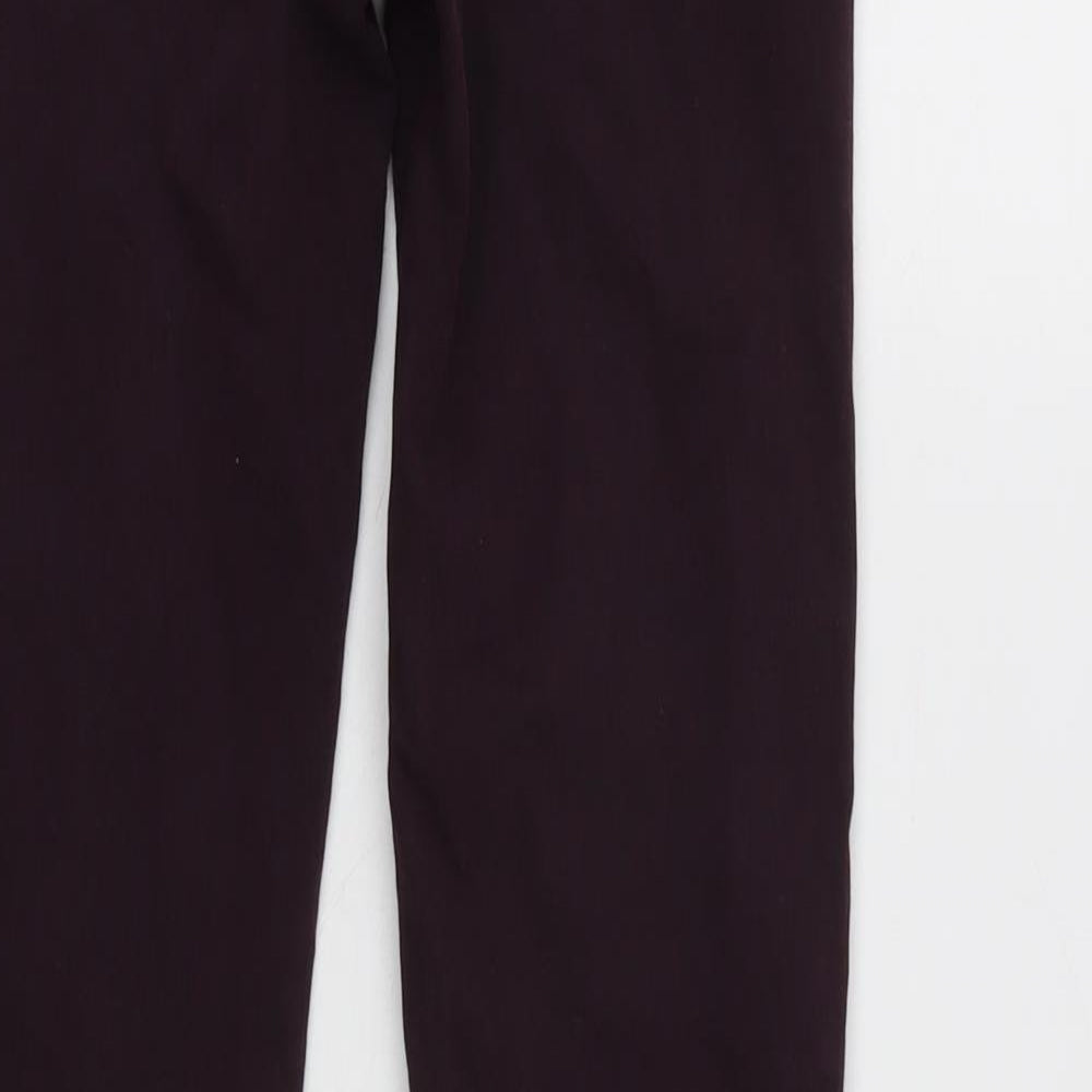H&M Womens Purple Cotton Blend Skinny Jeans Size 26 in L30 in Regular Zip