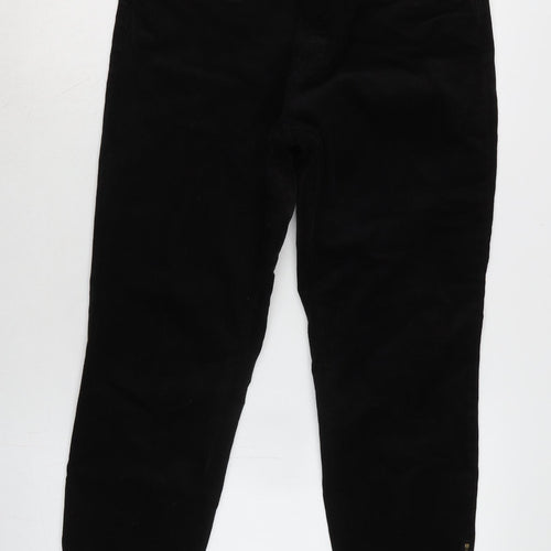 J Brand Womens Black Cotton Trousers Size 34 in L27 in Regular Zip - Side zips. to legs