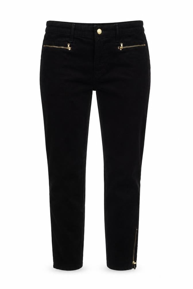 J Brand Womens Black Cotton Trousers Size 34 in L27 in Regular Zip - Side zips. to legs