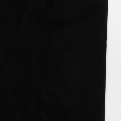 J Brand Womens Black Cotton Trousers Size 34 in L27 in Regular Zip - Side zips. to legs