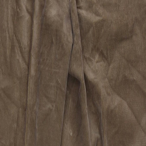 Zantos Mens Brown Cotton Trousers Size 37 in L32 in Regular Zip