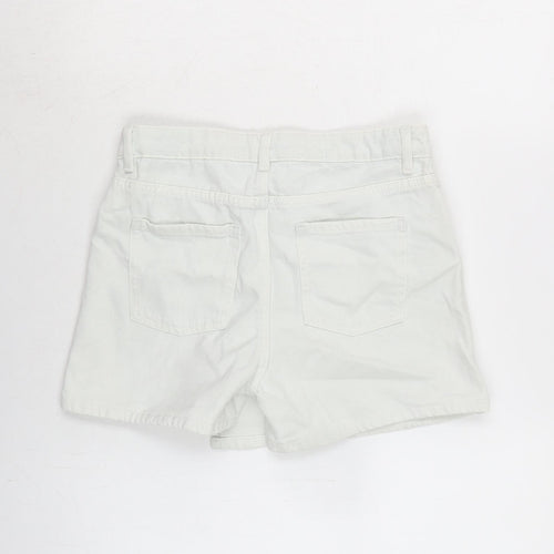 Marks and Spencer Girls Blue Cotton A-Line Skort Size 12-13 Years Regular Tie