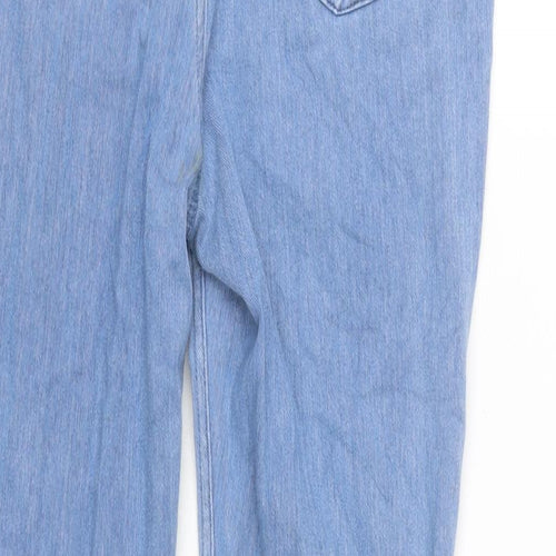 NEXT Womens Blue Cotton Blend Jegging Jeans Size 14 L25 in Regular