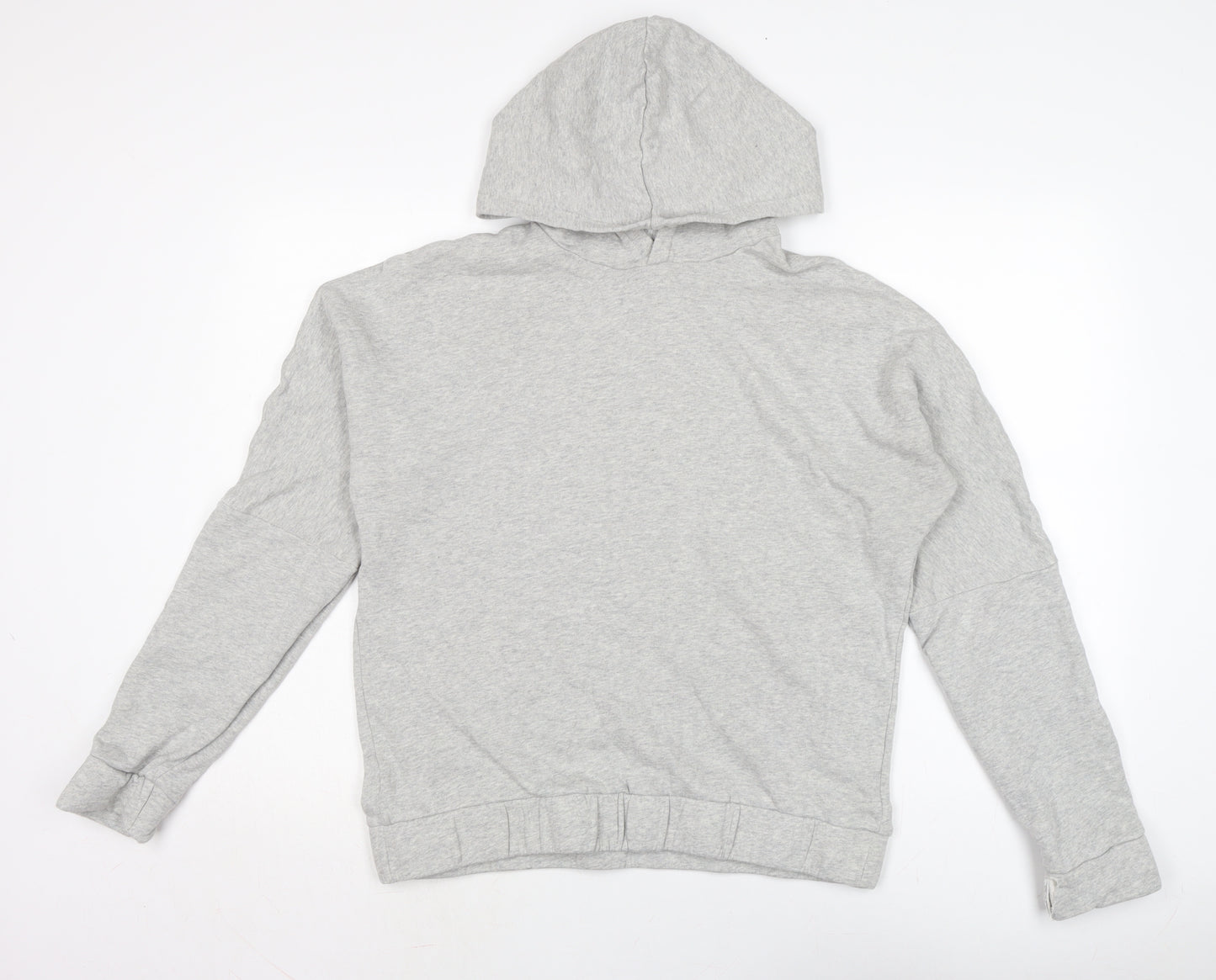 ASOS Mens Grey Cotton Pullover Hoodie Size L
