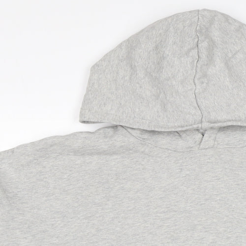ASOS Mens Grey Cotton Pullover Hoodie Size L